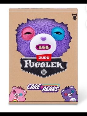 NWT Zuru Fuggler x Care Bears Share Bear Plush Toy 9” Limited Editio